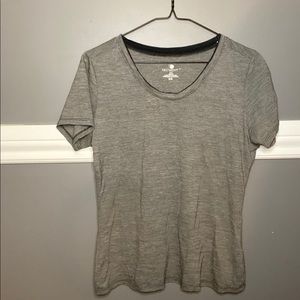 Grey Striped Tee